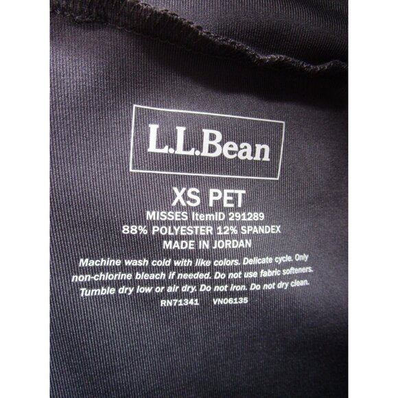 LL Bean Pants XS Petites Fitness Crop Wide Leg Stretch Pull On NEW - Picture 8 of 10